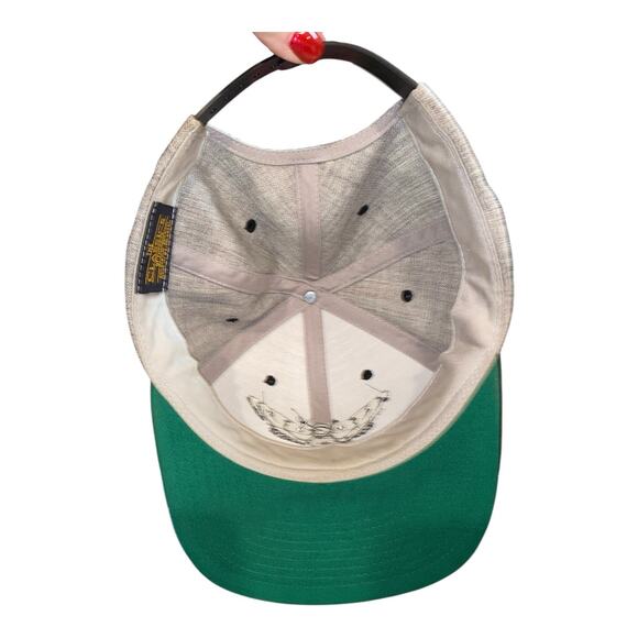 Yupoong Classics Death’s Head Moth Embroidered Snapback Hat Gray Black - Picture 6 of 7